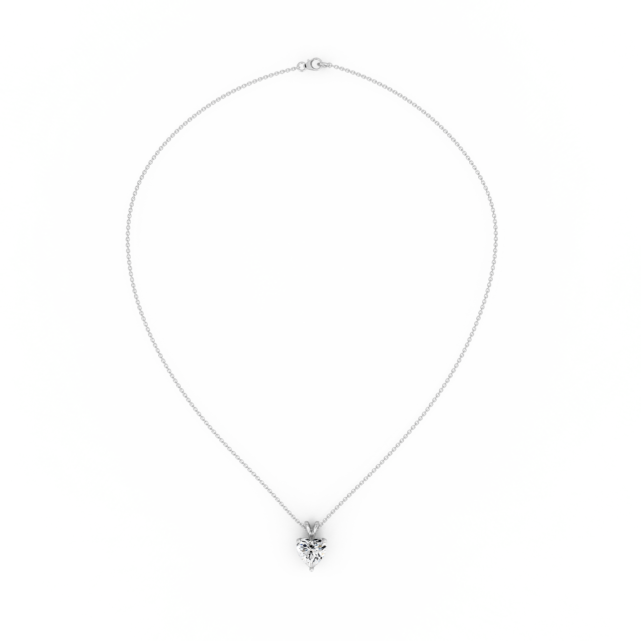 1.50ct Heart Natural Diamond Pendant