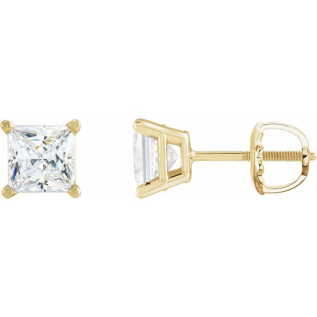 14K Yellow 1/5 CTW Natural Diamond Earrings