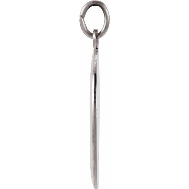 Sterling Silver 19x13.5 mm St. Joseph Medal