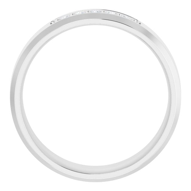 14K White 1/6 CTW Lab-Grown Diamond Band