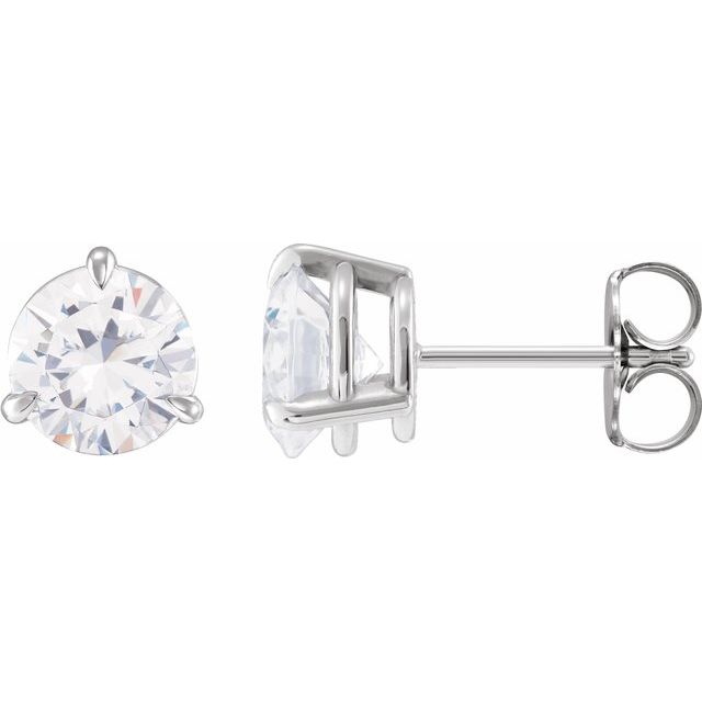 14K White 1/3 CTW Natural Diamond Earrings