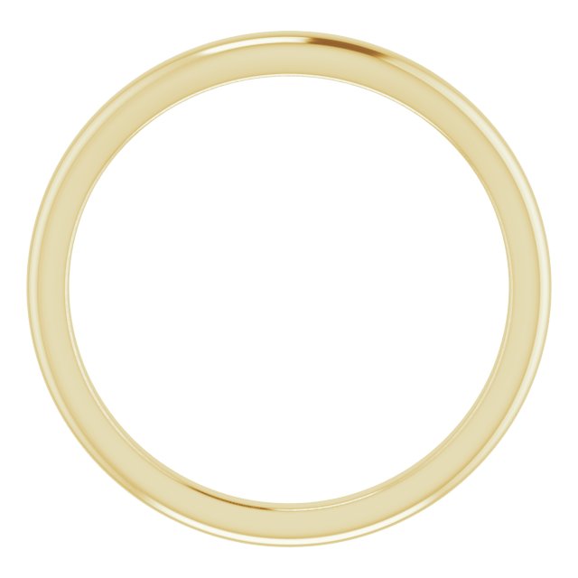 14K Yellow Contour Matching Band