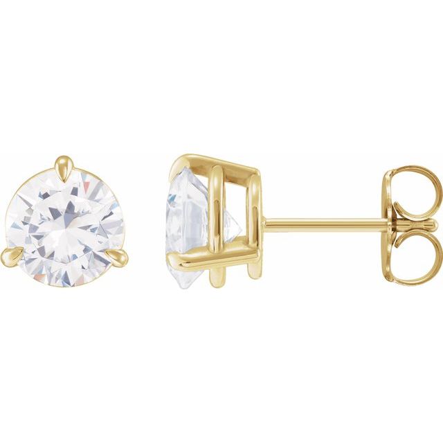 14K Yellow 1/3 CTW Natural Diamond Earrings