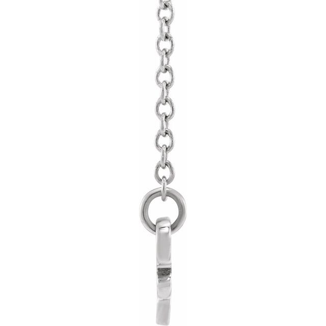 Sterling Silver Aquarius Zodiac 18' Necklace