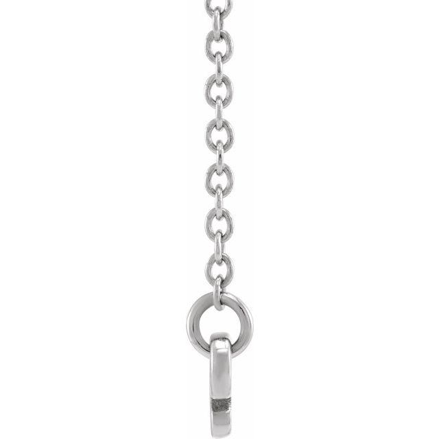 Sterling Silver Pisces Zodiac 18' Necklace