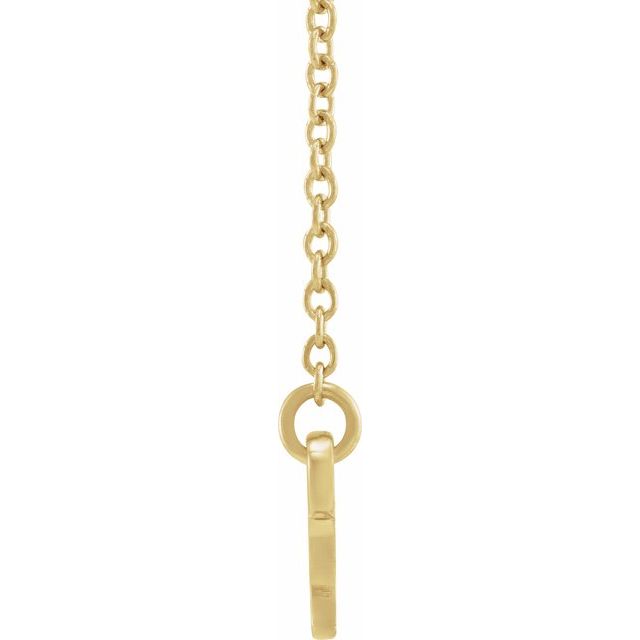 14K Yellow Capricorn Zodiac 18' Necklace