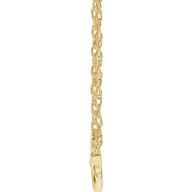 14K Yellow Cherub 16' Necklace