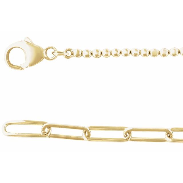 14K Yellow 3 1/5 CTW Natural Diamond Adjustable 15-18' Necklace