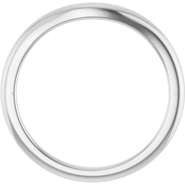 14K White Matching Band