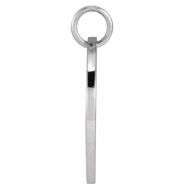 Sterling Silver Chrysanthemum November Birth Flower Pendant