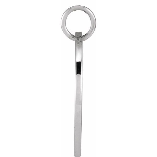 Sterling Silver Morning Glory September Birth Flower Pendant