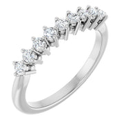 14K White 1/4 CTW Lab-Grown Diamond Anniversary Band