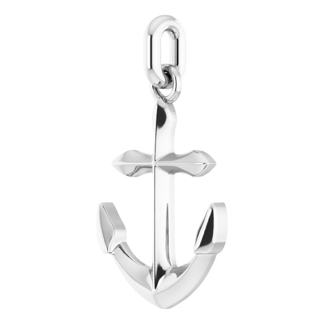 Sterling Silver Anchor Pendant