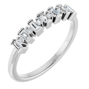 14K White 1/4 CTW Natural Diamond Anniversary Band