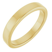 14K Yellow Band for 6.5 mm Round Ring