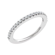 14K White 1/3 CTW Lab-Grown Diamond Matching Band