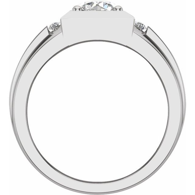 14K White 1 3/4 CTW Lab-Grown Diamond Band