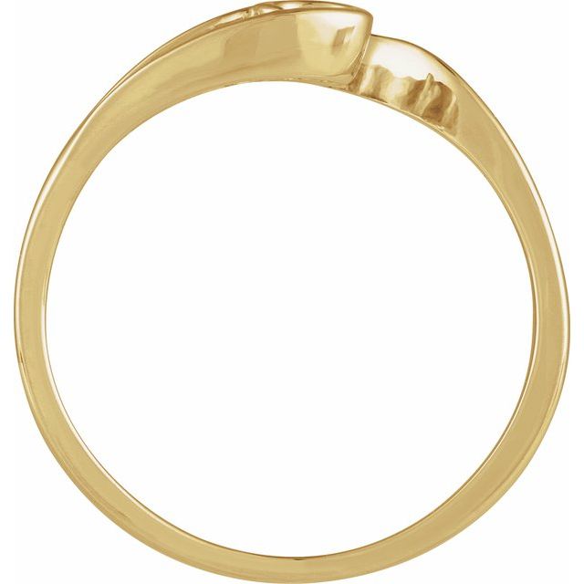 14K Yellow Freeform Ring