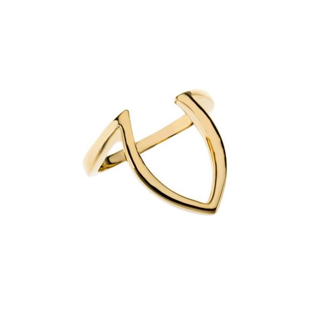 14K Yellow Freeform Ring