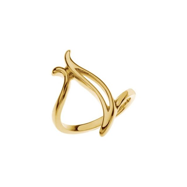 14K Yellow Freeform Ring