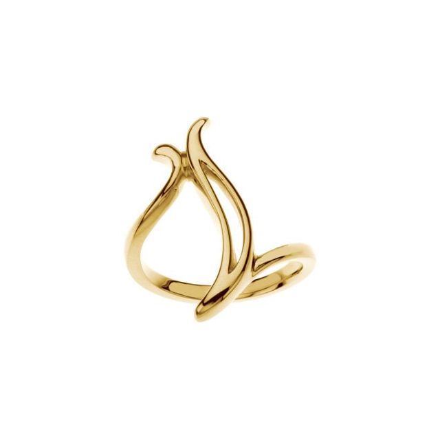 14K Yellow Freeform Ring