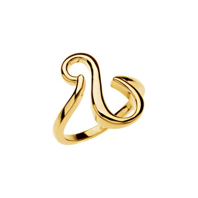 14K Yellow Freeform Ring