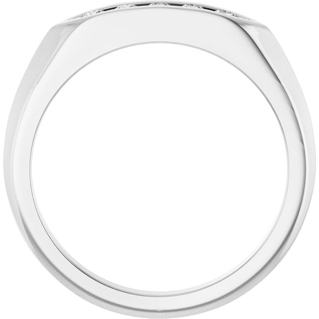 14K White 1/6 CTW Natural Diamond Anniversary Band