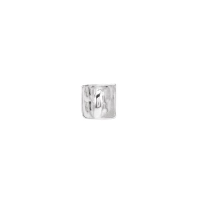 Sterling Silver Engravable Four-Sided Bar Necklace Center