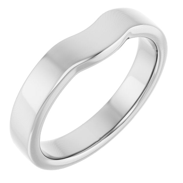 14K White Band