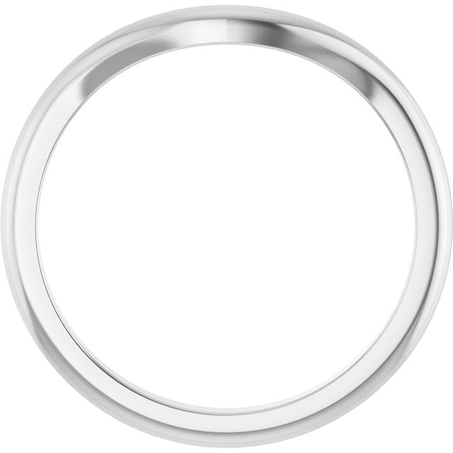 14K White Matching Band