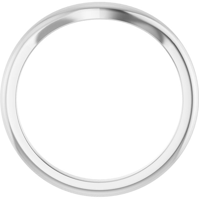 14K White Matching Band