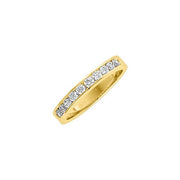 14K Yellow 1/2 CTW Natural Diamond Anniversary Band