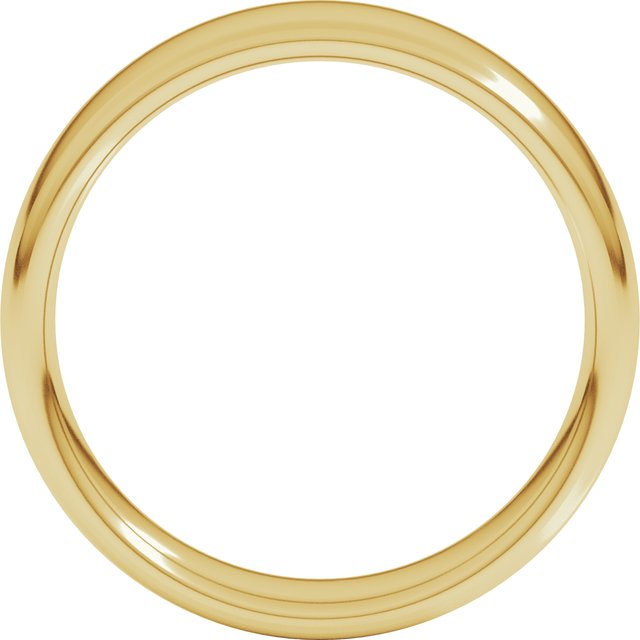 14k Yellow 5.5 Mm Comfort-fit European-style Band Size 5