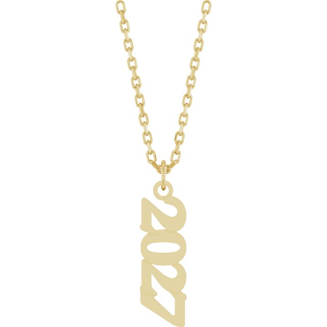 14K Yellow Petite 2027 18' Necklace