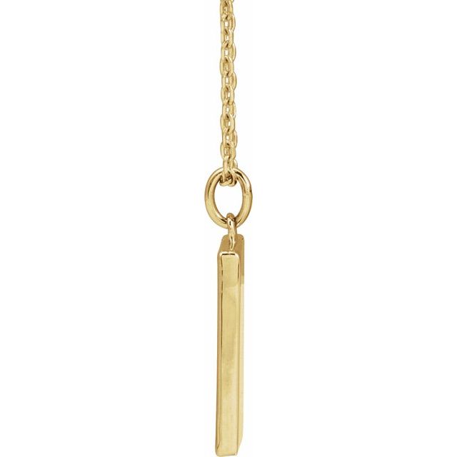 14K Yellow Swan 18' Necklace