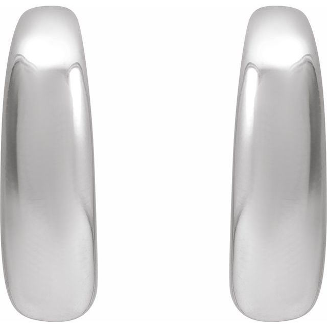 Sterling Silver 19.2 mm Hoop Earrings
