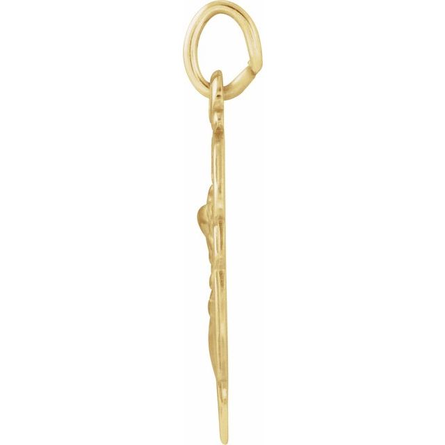 14K Yellow 16.5x14 mm St. Michael Medal