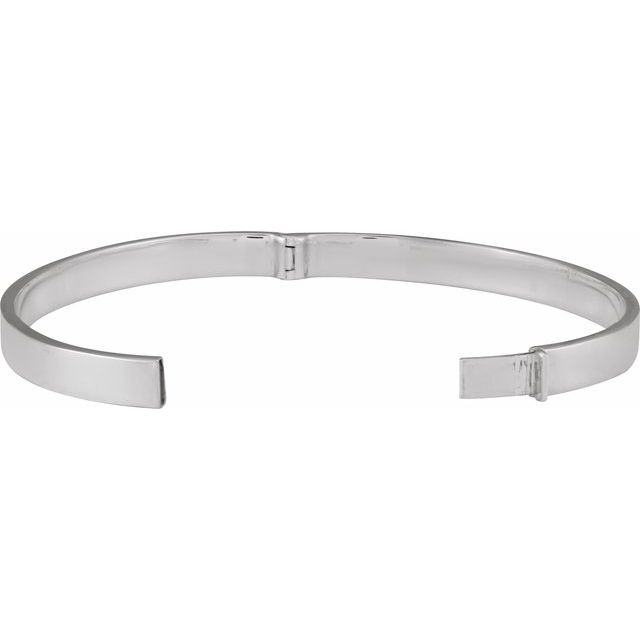 Sterling Silver Hinged 7' Bangle Bracelet