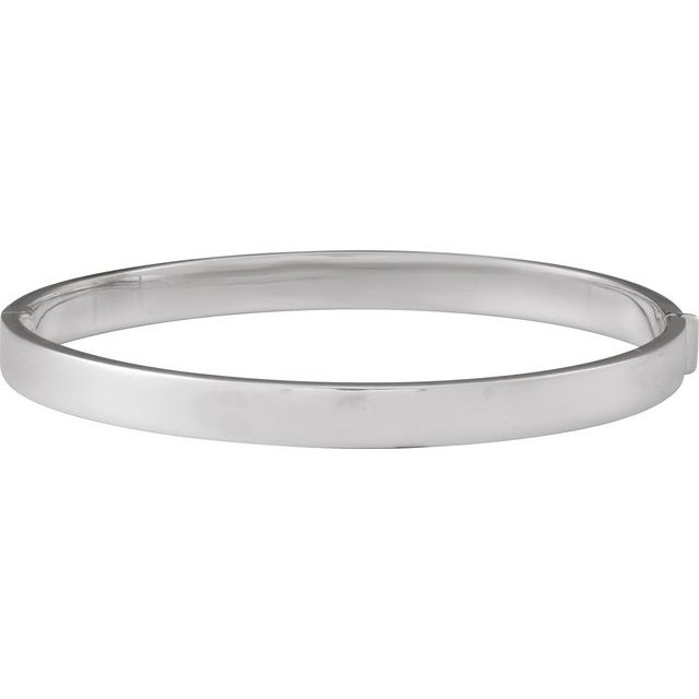 Sterling Silver Hinged 7' Bangle Bracelet