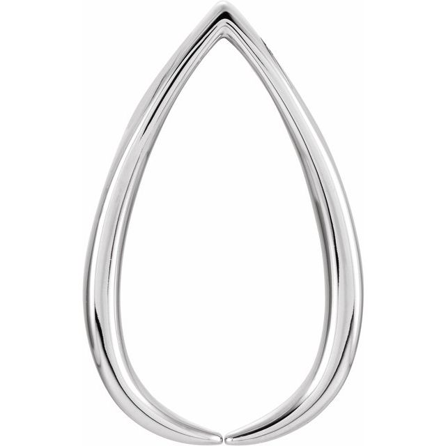 Sterling Silver Freeform Pendant