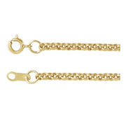 14K Yellow 2 mm Rolo 18' Chain