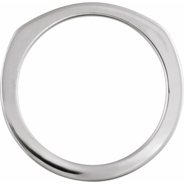 14K White Band