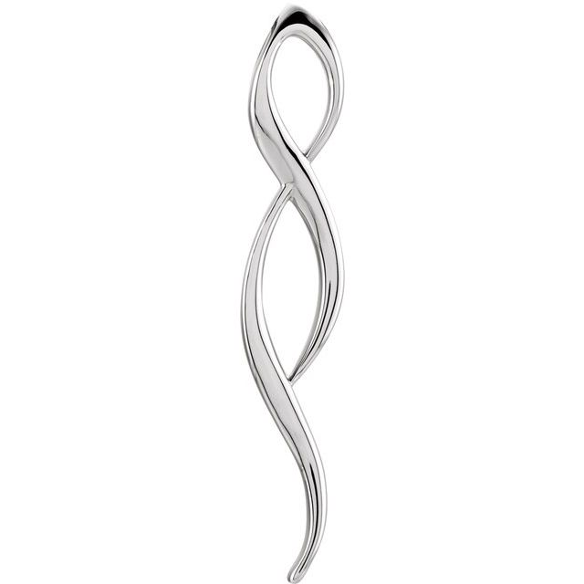 Sterling Silver Freeform Pendant