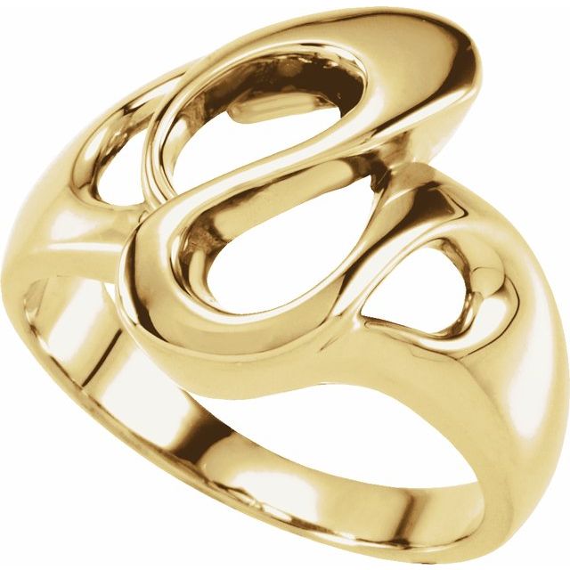 14K Yellow Freeform Ring
