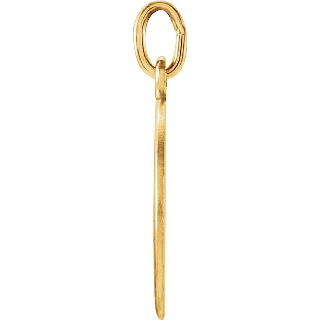 14K Yellow 18 mm St. Christopher Medal