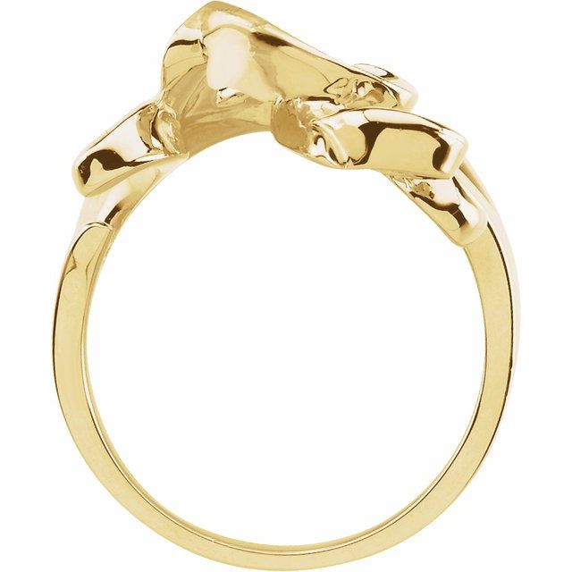 14K Yellow Freeform Ring
