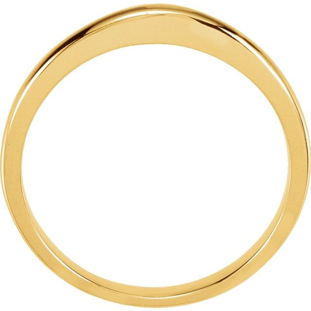 14K Yellow #1 Matching Band Un-Notched