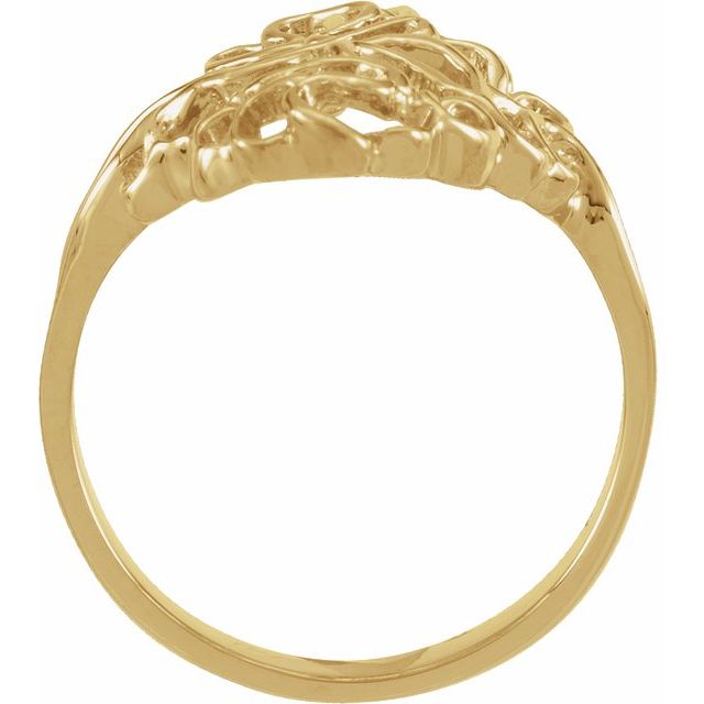 14K Yellow Freeform Ring