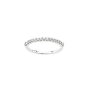 14K White 1/4 CTW Natural Diamond Band