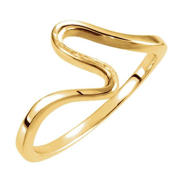 14K Yellow Freeform Ring
